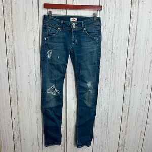 Hudson Skinny Jeans Light to Medium Wash